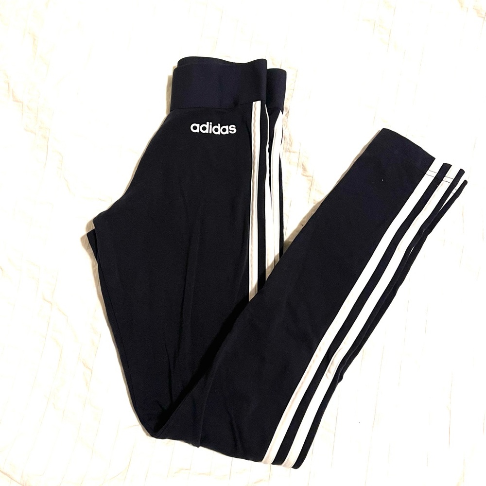 Navy blue Adidas leggings